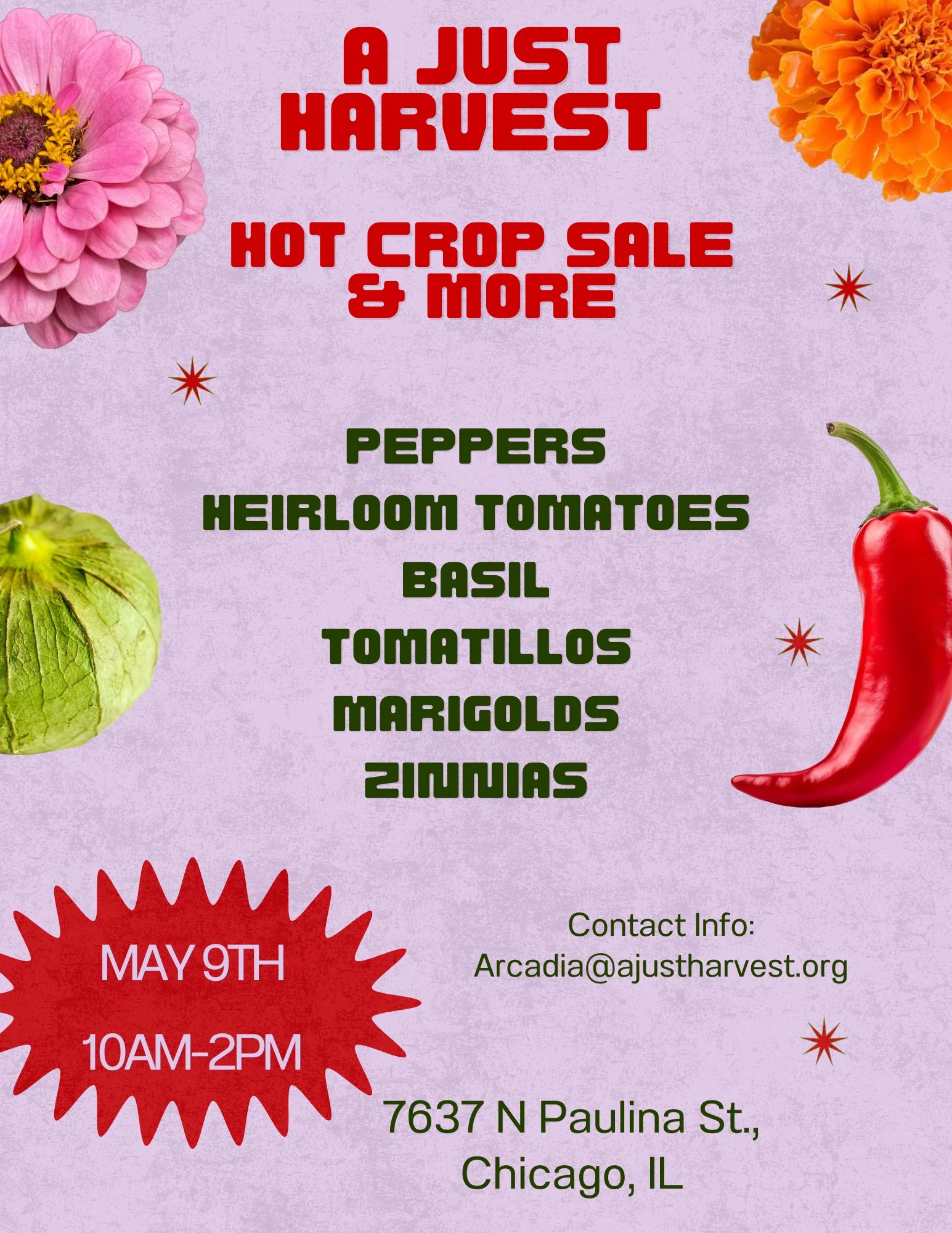 A Just Harvest: A Hot Crop Sale