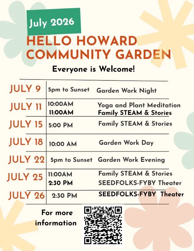 Hello Howard Community Garden - Garden Work Evening