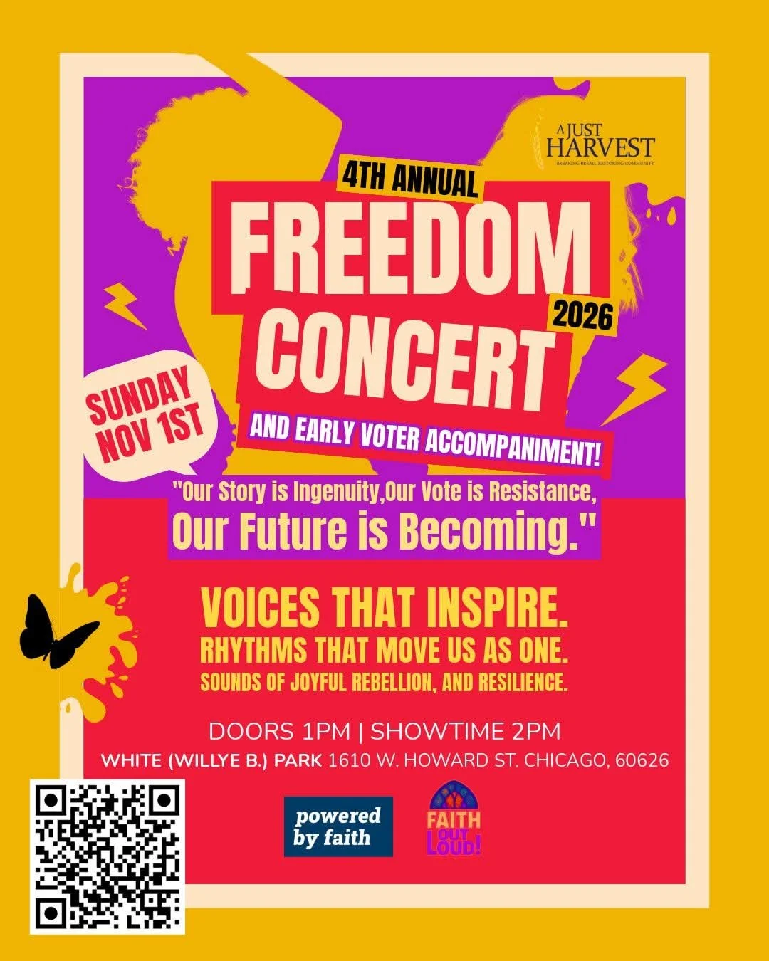 A Just Harvest: 4th Annual Freedom Concert