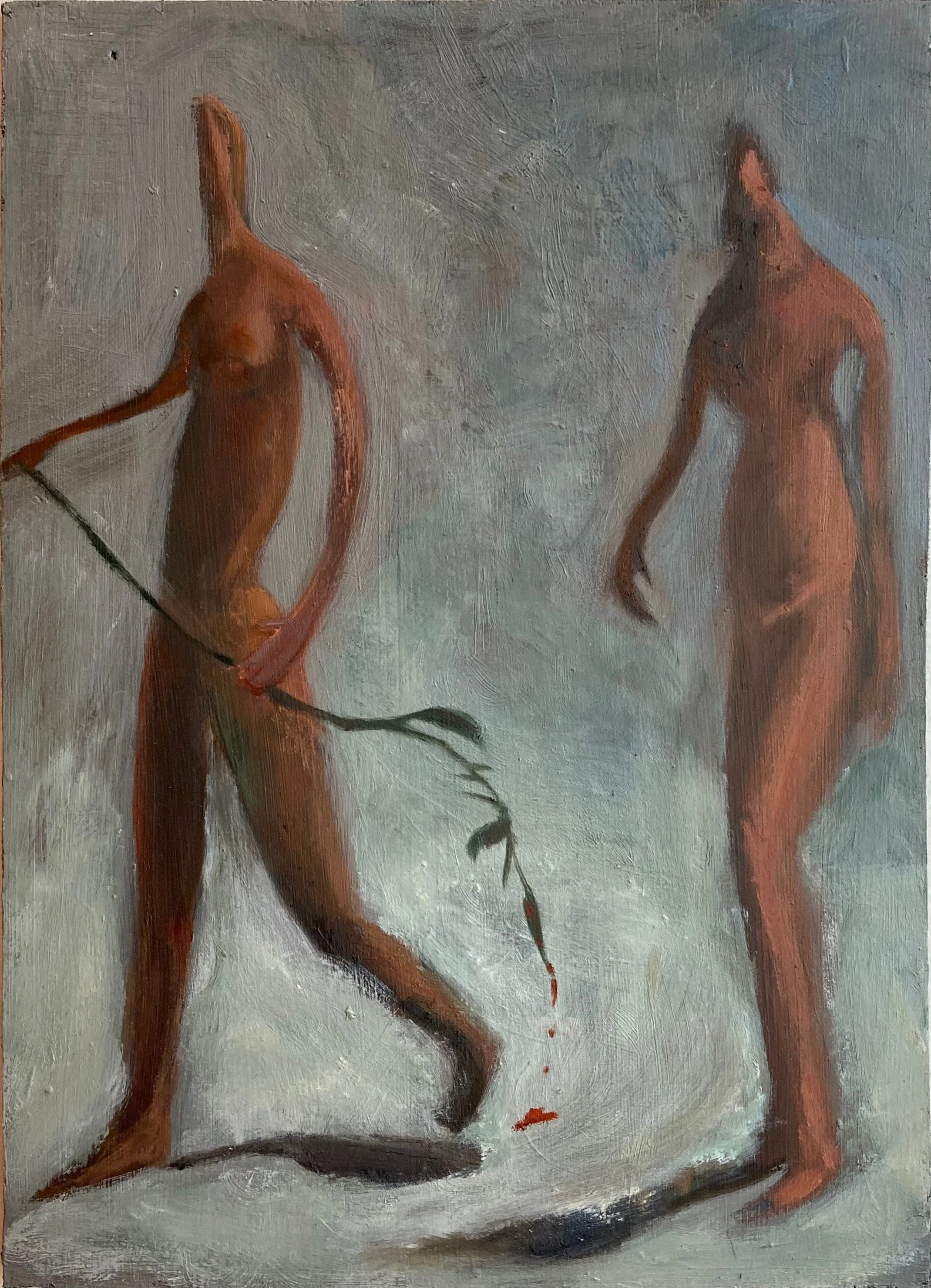 Thorns and Thistles,2024, Oil on panel,41.275x30.48,800GBP,Misato Pang.jpeg