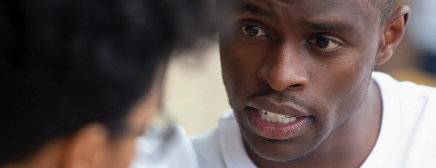 close up portrait of teenager