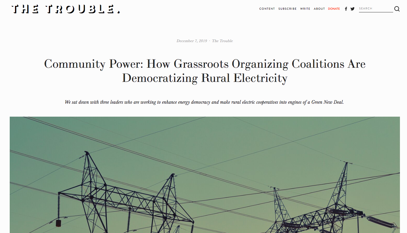Media Coverage — Rural Electric Coop Toolkit