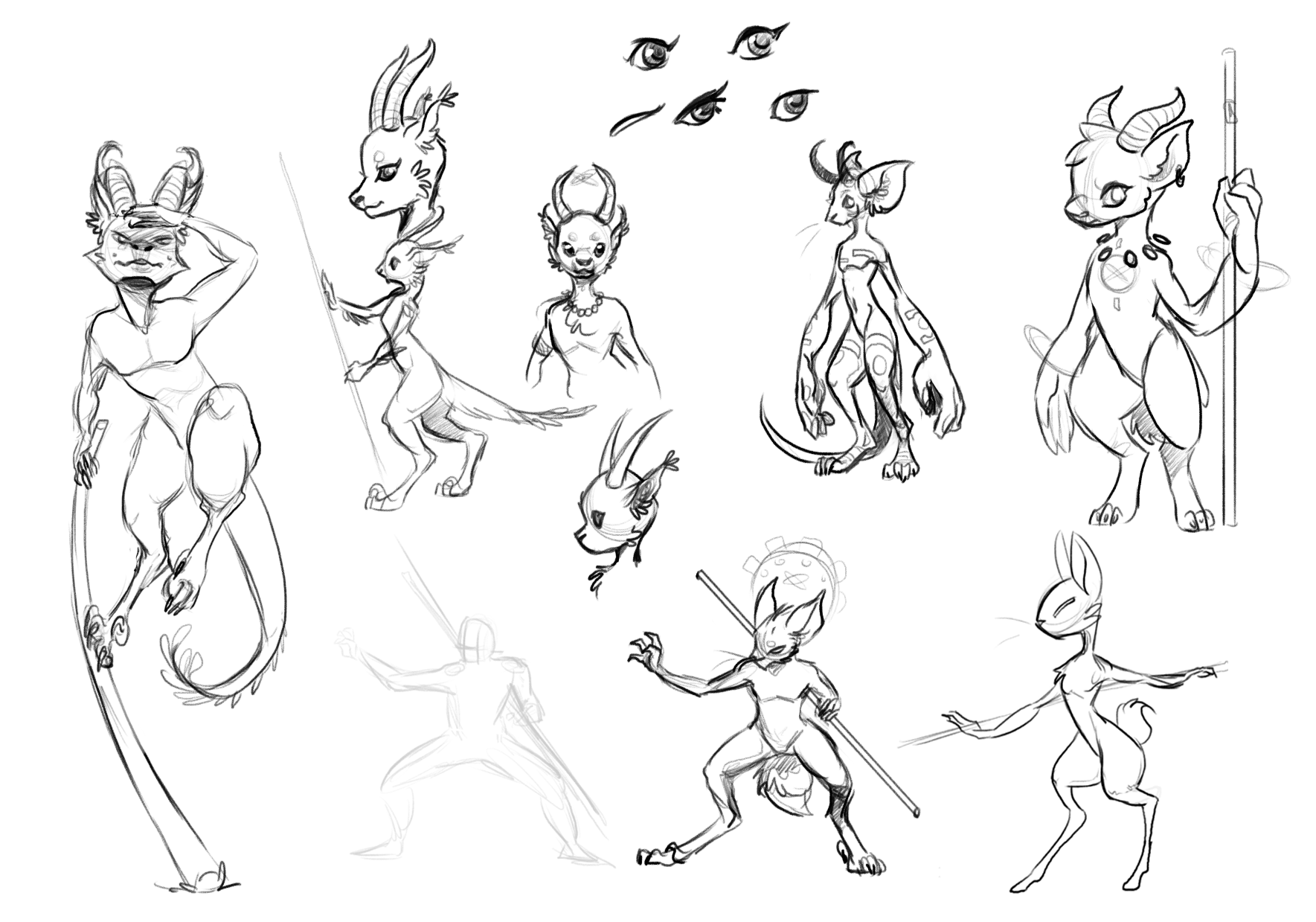Early concept Feeling the character and what it could be