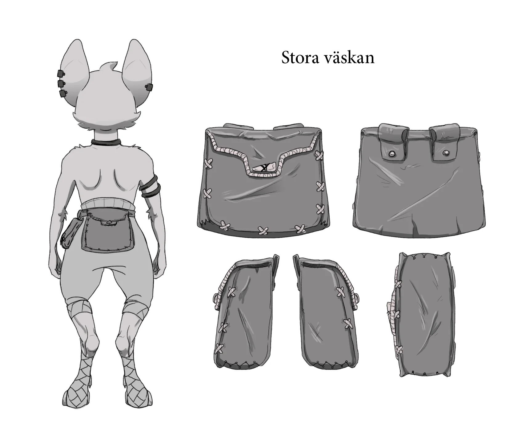 Concept Making of the large bag