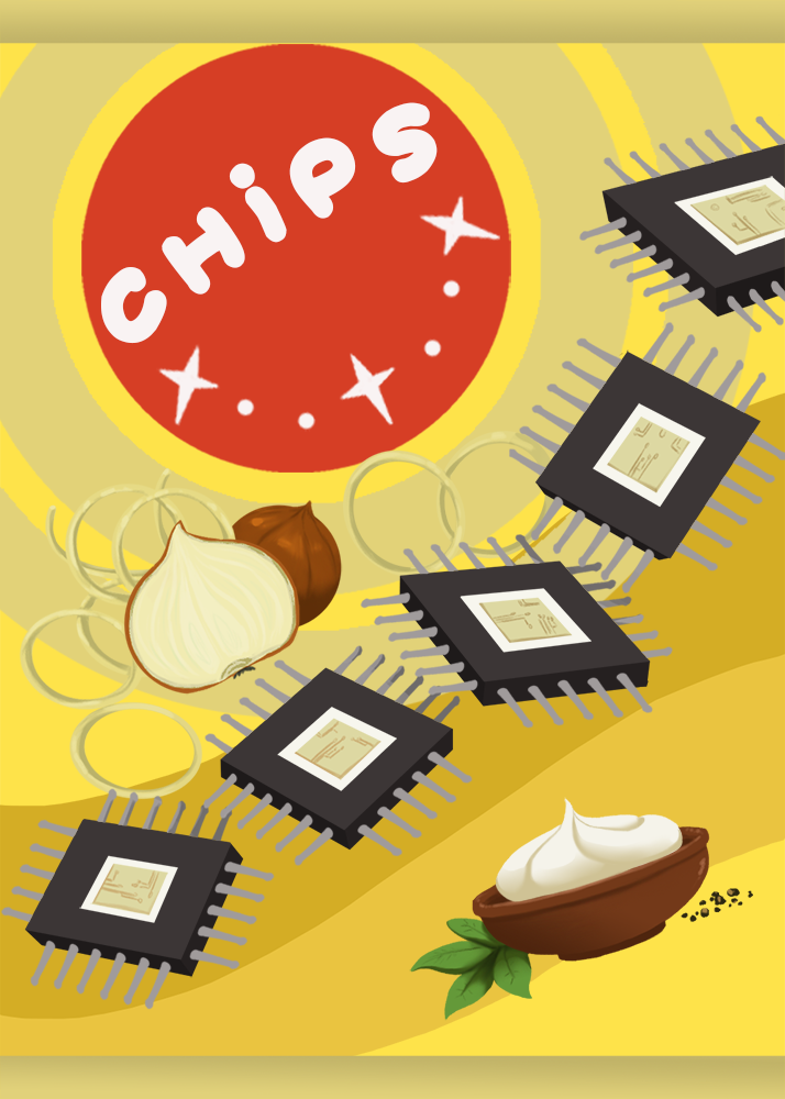 Close up of the bag of chips