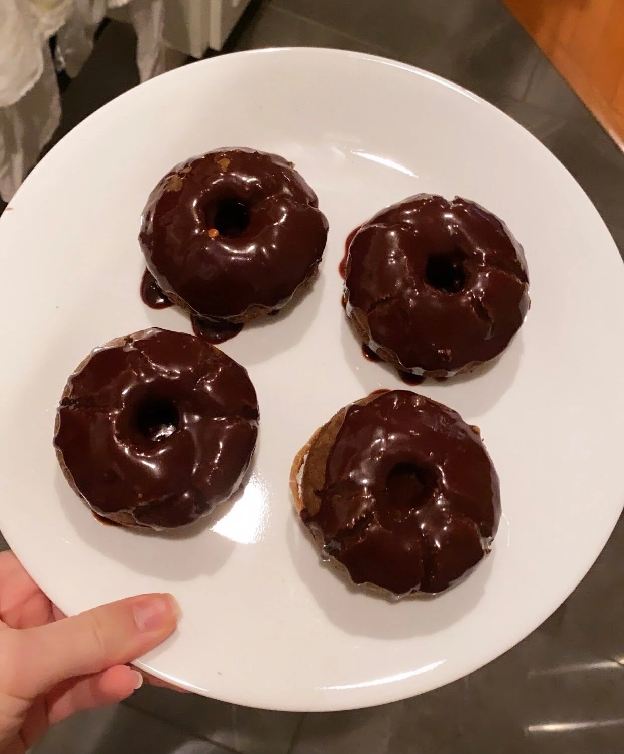 Baked Chocolate Doughnuts