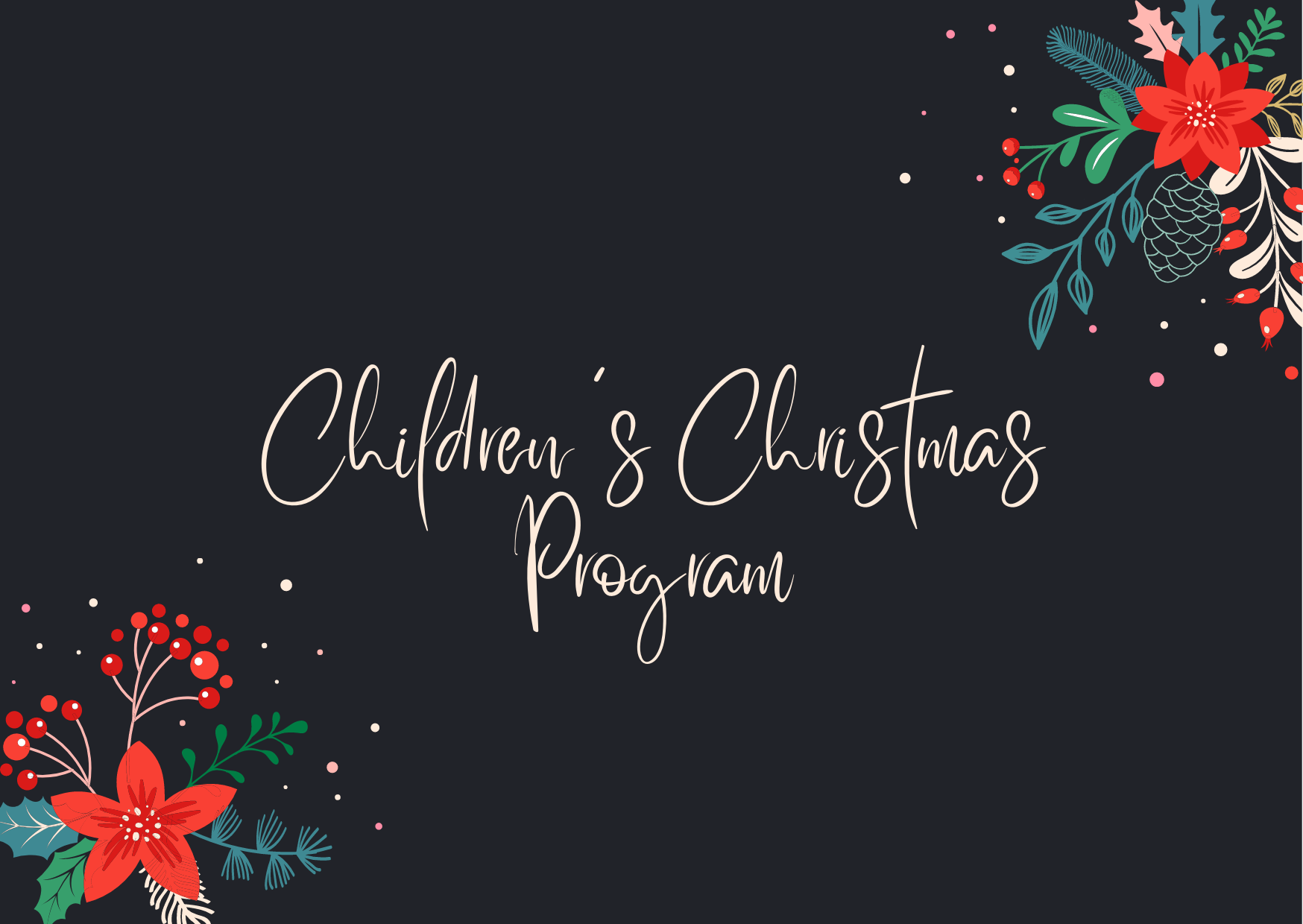 Children's Christmas Program