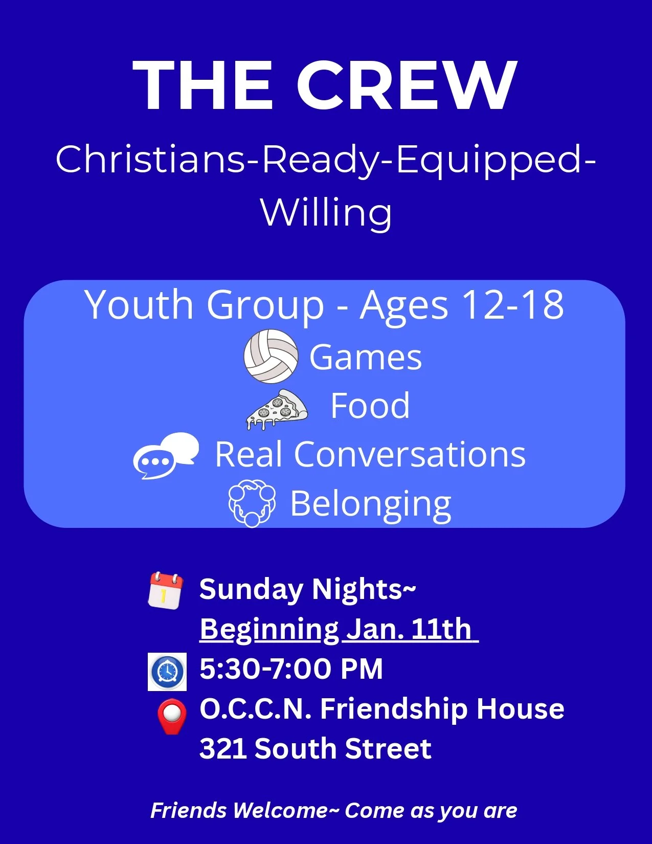 The C.R.E.W. - Youth Group 