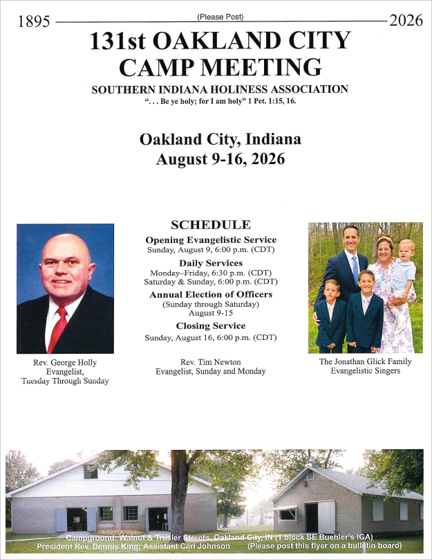 131st Oakland City Camp Meeting