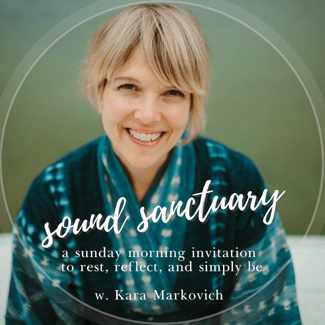 🚩 𝑹𝒂𝒓𝒆 𝑶𝒄𝒄𝒖𝒓𝒓𝒆𝒏𝒄𝒆  We have a few spots left is this weekend's Sound Sanctuary with Kara Markovich. This class typically sells out, so grab your spot now!

Join Kara as she envelops the room with sounds using Tibetan singing bowls, tuni
