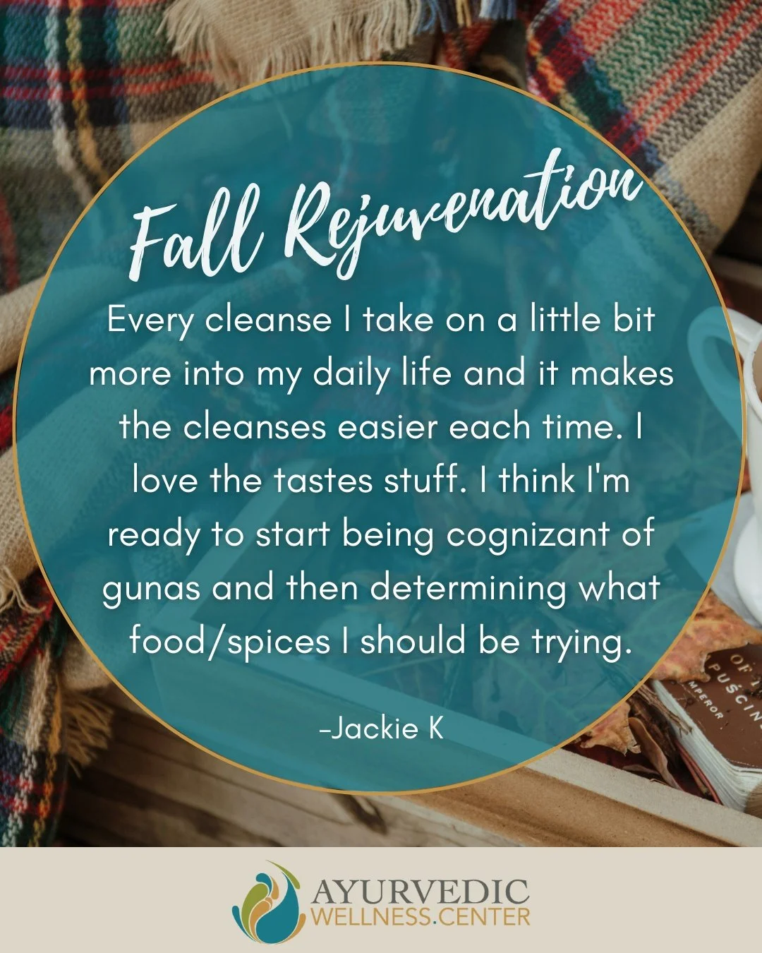 𝗪𝗵𝗮𝘁 𝘁𝗵𝗲𝘆 𝗮𝗿𝗲 𝘀𝗮𝘆𝗶𝗻𝗴

&ldquo;Every cleanse I take on a little bit more into my daily life and it makes the cleanses easier each time. I love the tastes stuff. I think I'm ready to start being cognizant of gunas and then determining w