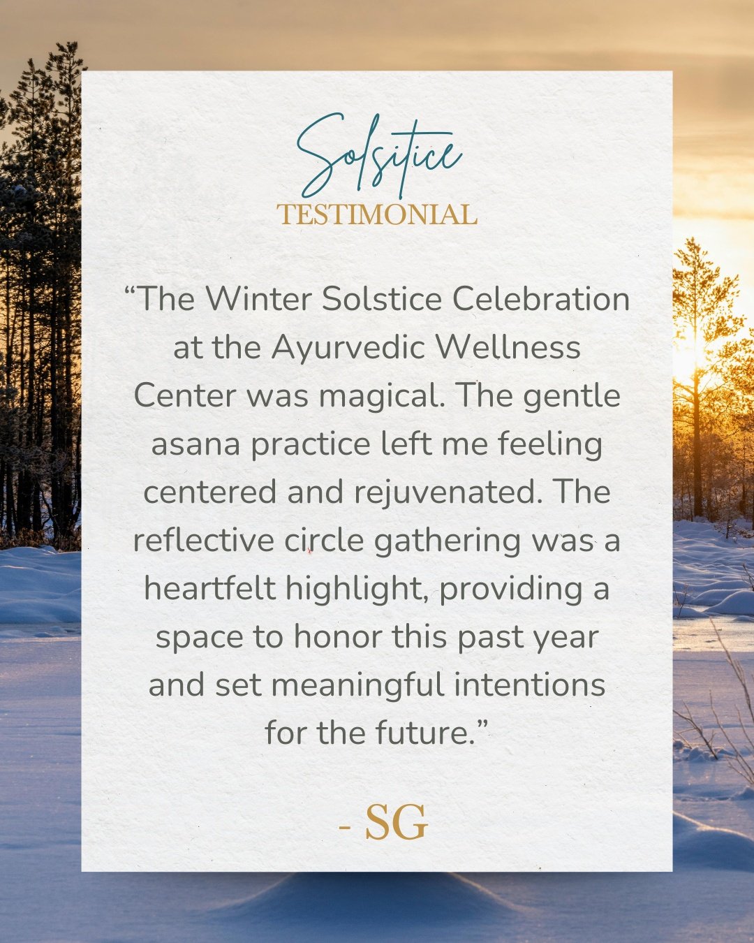 The Winter Solstice, the longest night of the year, is a sacred pause. A moment when the sun appears to stand still on the horizon, inviting us to rest, reflect, and honor the turning of the season before the light returns.

Join Kara Aubin for an ev