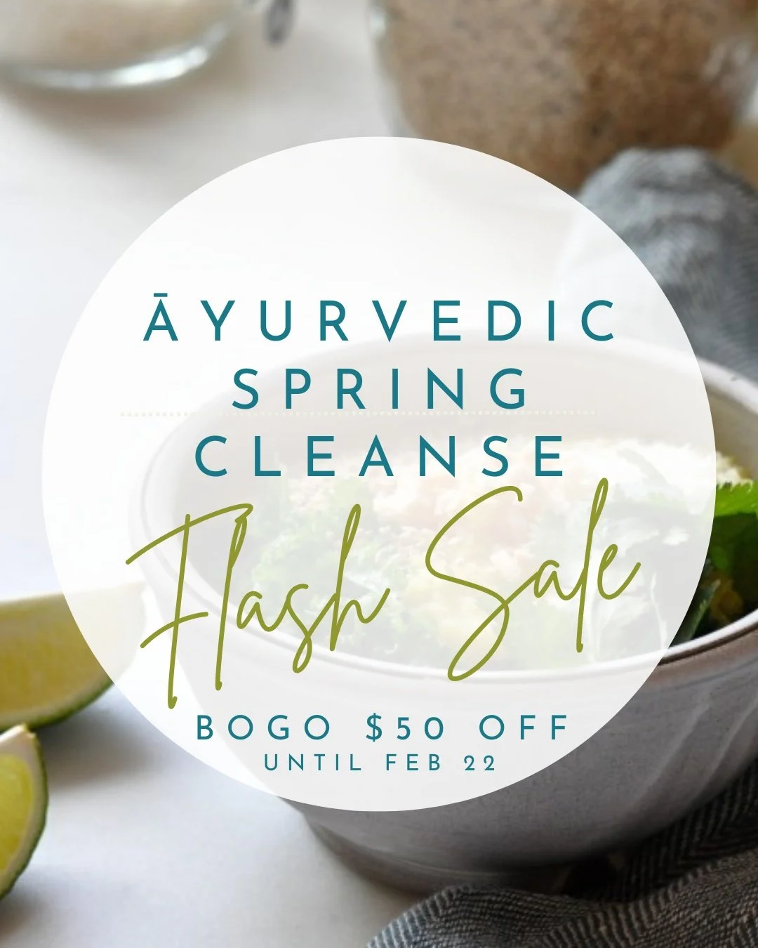 𝗦𝗽𝗿𝗶𝗻𝗴 𝗖𝗹𝗲𝗮𝗻𝘀𝗲 𝗙𝗹𝗮𝘀𝗵 𝗦𝗮𝗹𝗲: 𝗕𝗢𝗚𝗢 $𝟱𝟬 𝗼𝗳𝗳 🌱
Spring is a season of renewal. A time to clear stagnation, lighten the system, and realign with nature&rsquo;s rhythm.

And cleansing in community? It changes everything.

For 