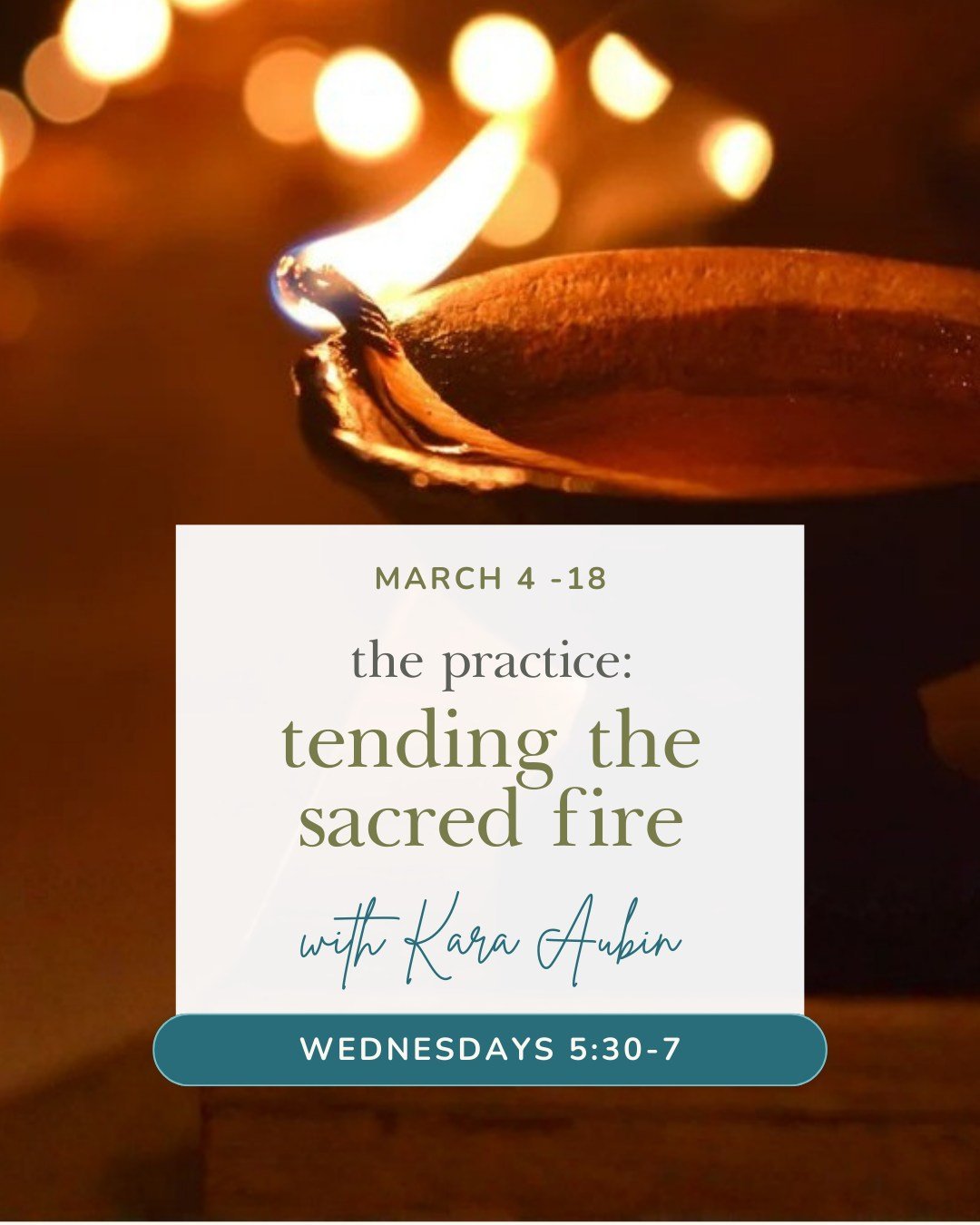 Yoga &amp; Ayurveda teach us the importance of tending the inner fire (agni) that allows you to live with capacity, vitality, and resilience off the mat. Through intentional practice, we cultivate the kind of agni that transforms not just our nutriti