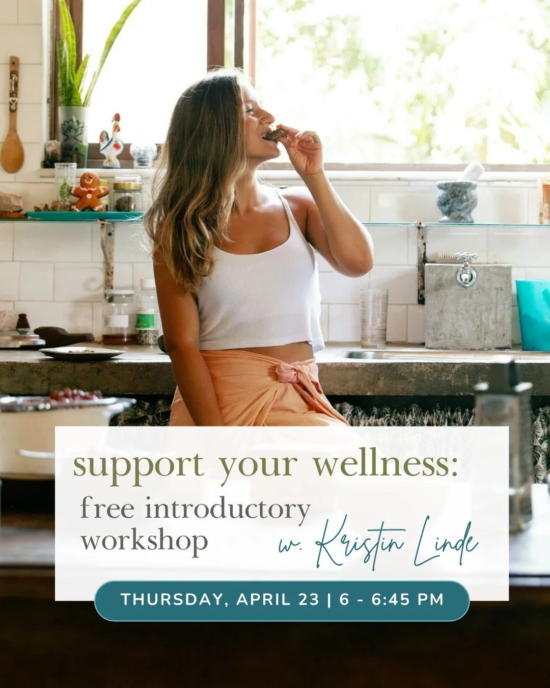Join us for a FREE introduction to Ayurveda workshop.
ㅤ
Discover how Ayurveda, the science of life and longevity, can help you live with greater balance and vitality. In this free introductory workshop, Ayurvedic Practitioner Kristin Linde will share