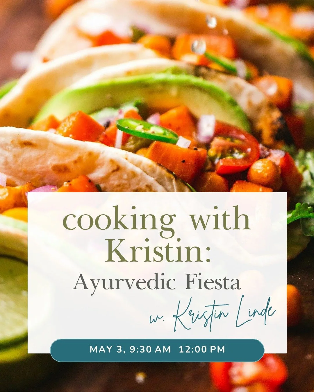 Bold Mexican flavors meet Ayurvedic wisdom in this hands-on cooking class. Learn to work with chilies, beans, and nightshades in ways that nourish your digestion, not overwhelm it.
ㅤ
Warm spices. Bright herbs. Creamy sauces. All colorful, family-frie