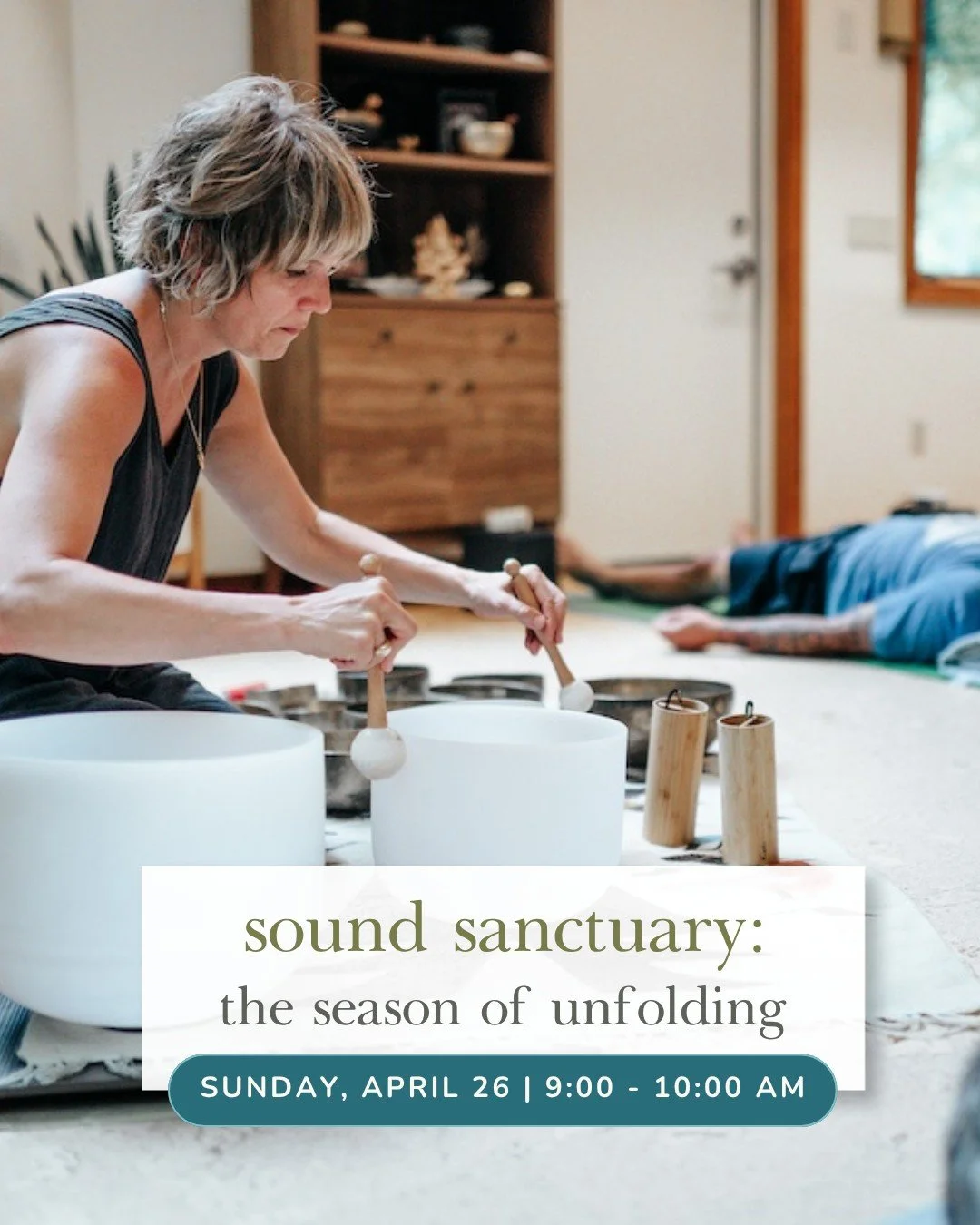 Sunday Sound Sanctuary is a monthly ritual of rest.
ㅤ
Held on a Sunday each month, this is a space to pause, settle, and gently reset&mdash;marking the close of one cycle and the beginning of the next.
ㅤ
Through a soft, Ayurvedically-inspired sound i