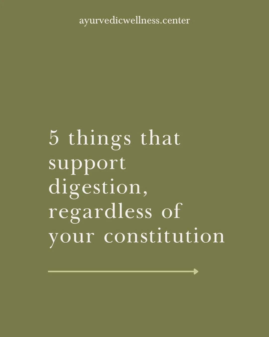 Digestion is not just about what you eat. It&rsquo;s about how, when, and in what state you eat it. Five places to start, regardless of constitution. 

#Ayurveda #DigestiveHealth #Agni #GutHealth #AyurvedicWellness