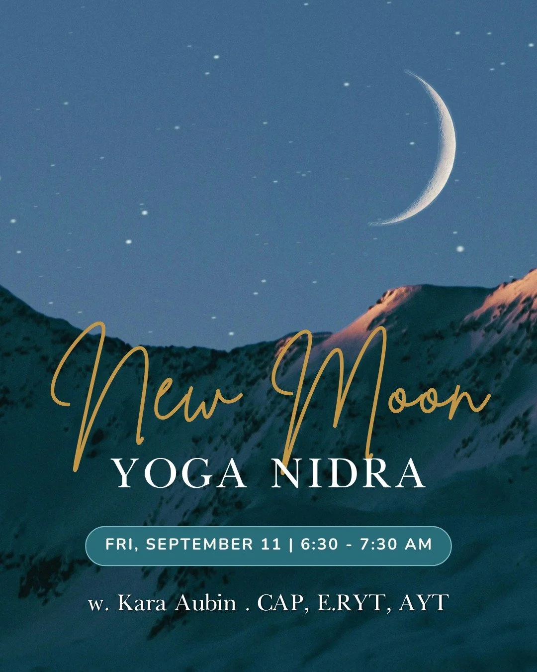 New Moon Yoga Nidra returns this Friday, September 11 from 6:30&ndash;7:30 AM on Zoom. A time to get clear, set intentions, and plant the seeds for the new lunar cycle. Link in bio to register.
ㅤ
#YogaNidra #NewMoon #AyurvedicWellnessCenter #Kalamazo