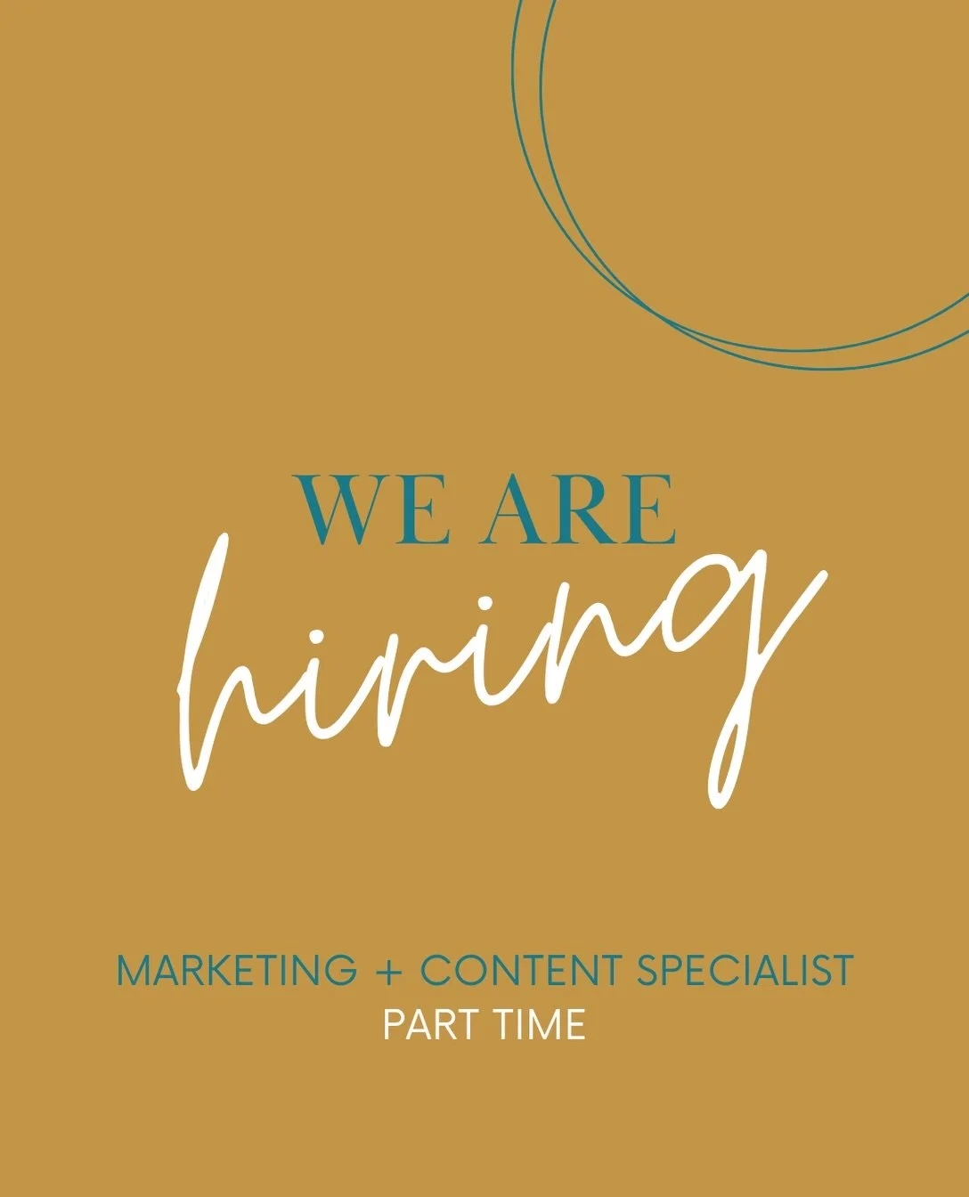 Is content creation, messaging, and marketing your jam?

We&rsquo;re looking for an experienced online marketing specialist to help us share our healing work in the world. 

Content creation, copywriting and channel execution, and automation are the 