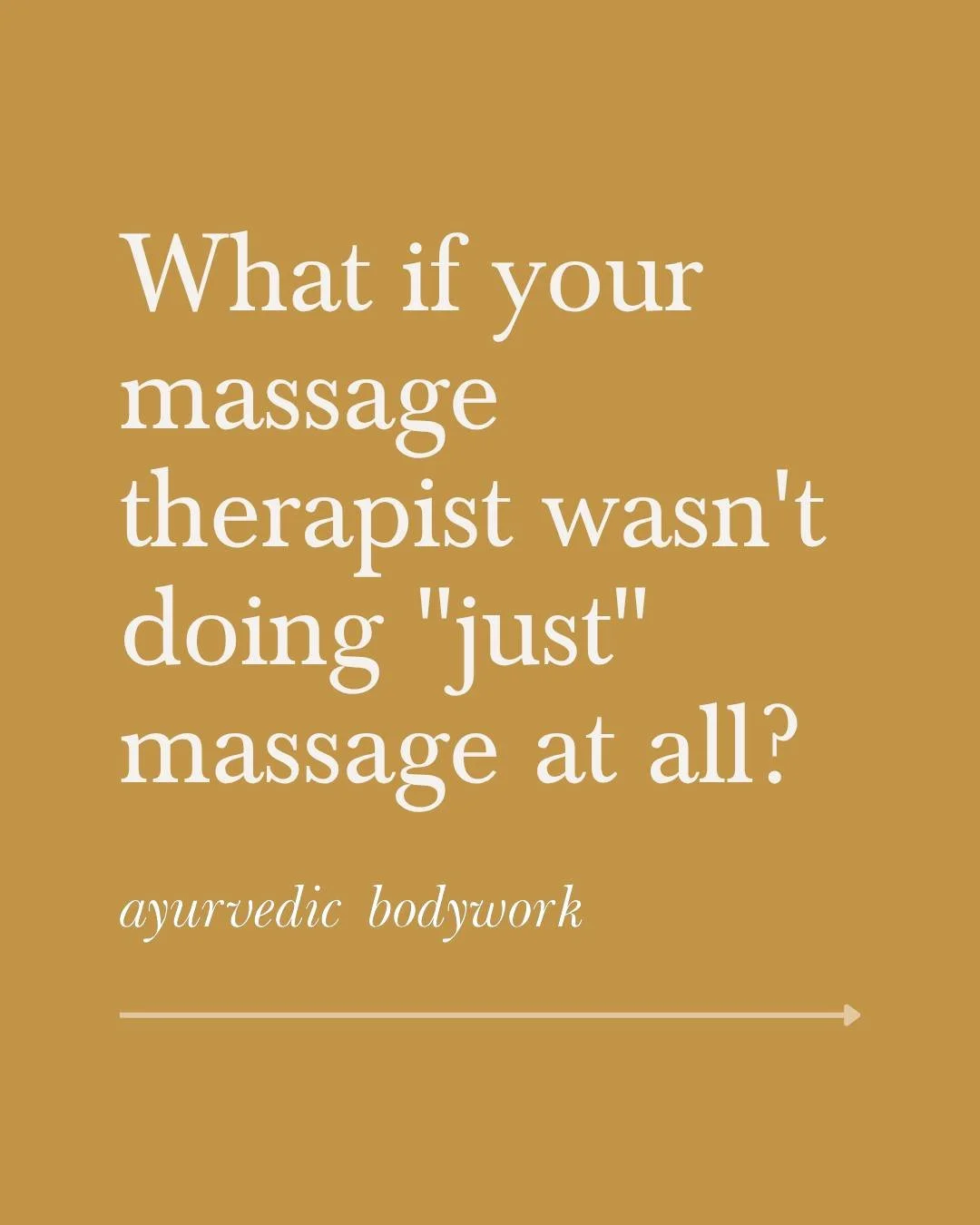 Most people search for "a good massage." But what if that's not what you need?
ㅤ
Ayurvedic bodywork is guided by clinical Ayurveda, uses therapeutic oils chosen for you, and works with body, mind, and energy. You leave with simple practices