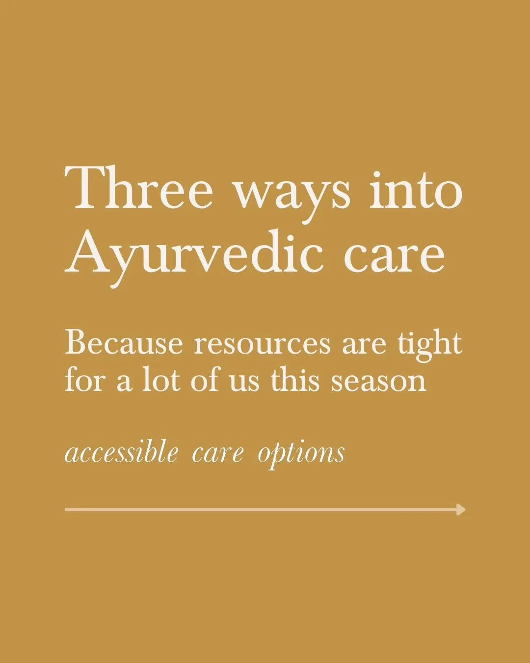 Resources are tight for a lot of people this season. We want care to stay within reach.
ㅤ
Three ways into Ayurvedic care at AWC:
- Community Care Fund for clinical care and bodywork on a sliding fee scale
- Sliding scale tuition for classes and event