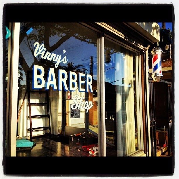 @vinnys_barbershop will be hosting a pop up at the Arroyo Roundup Saturday, noon to six. Come get polished up by their skilled barbers while listening to some good music!
