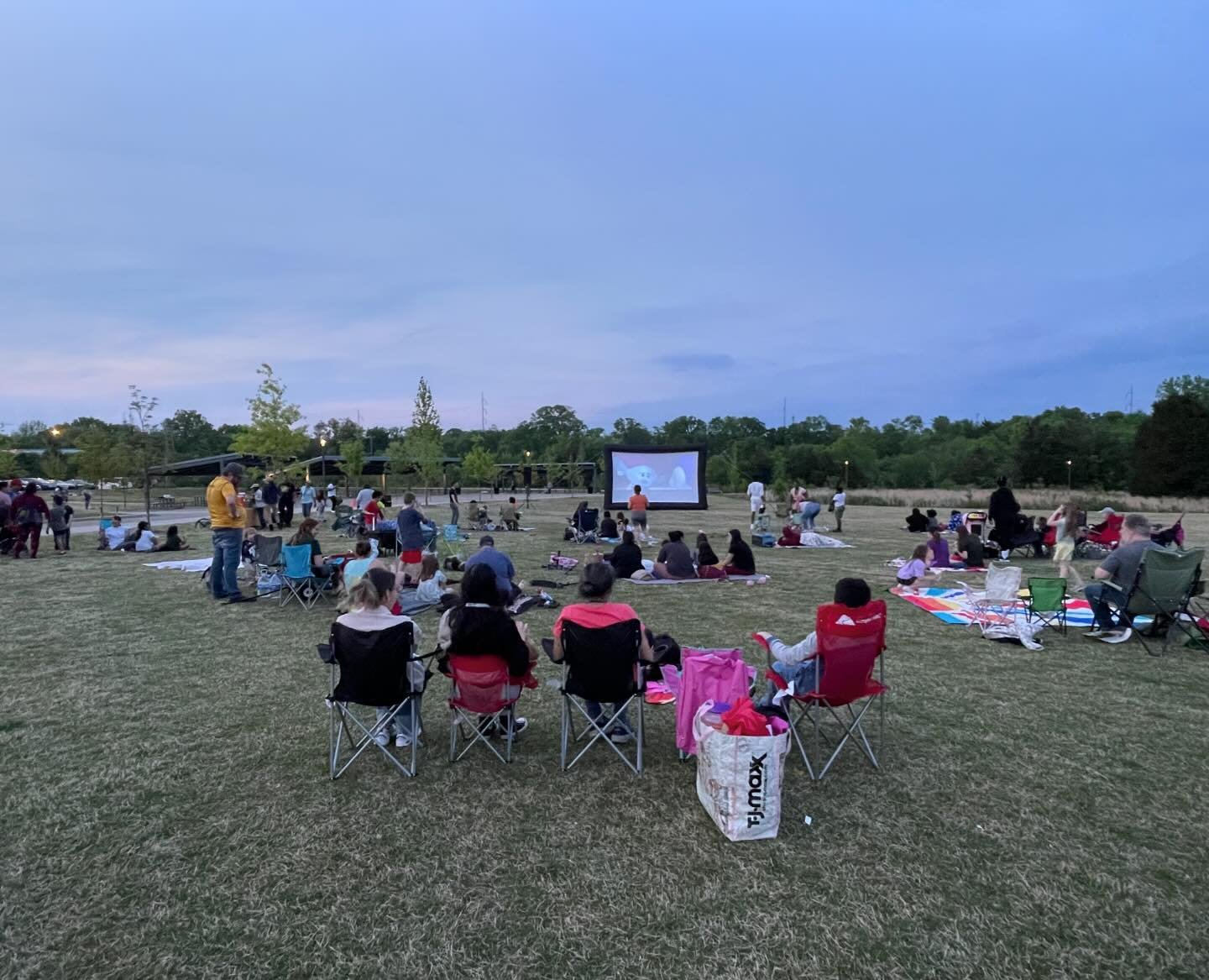 For Outside Cinema, Trolls Band Together. And the little ones dance together (swipe to see)! Join us for Wonka at Outside Cinema on Friday, May 17th, sunset.
