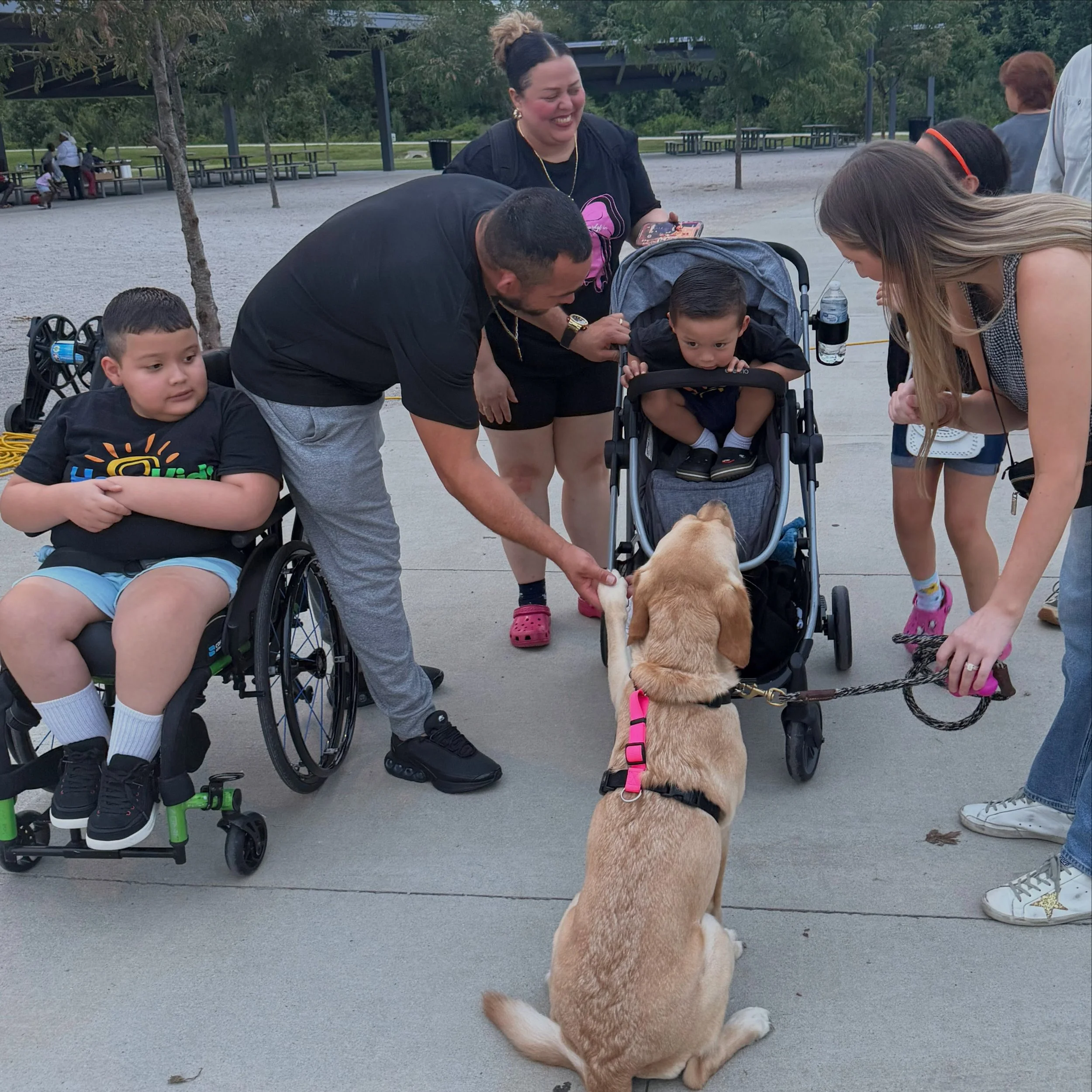Hundreds of neighbors joined us at Mill Ridge Park for Outside Cinema, presented by Amazon! 🎬🌙

Before the free screening of The Secret Life of Pets, our friends at Retrieving Independence welcomed guests with some very special puppies. Then famili