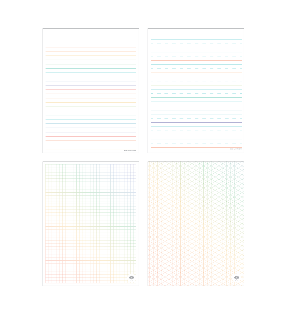 Isometric Dots Graph Paper - Free to Print