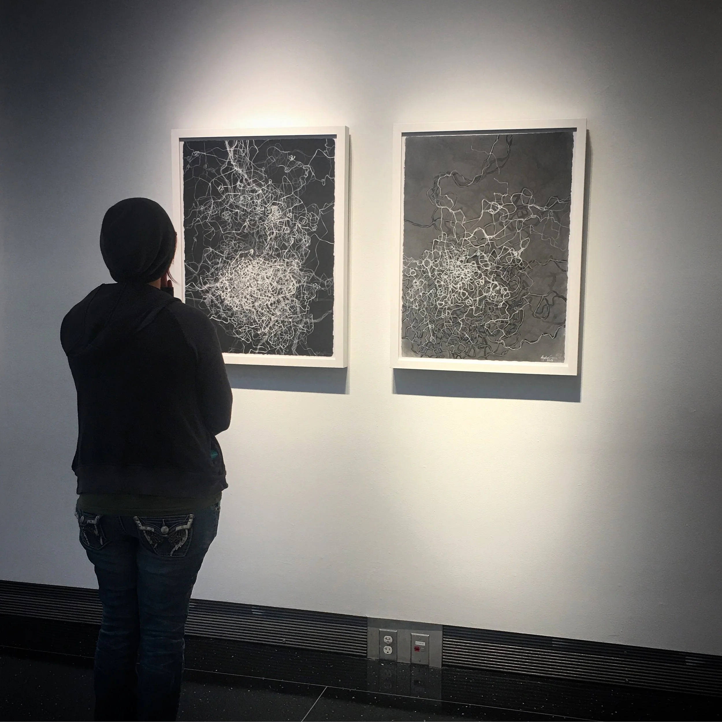 Installation View (Quantum Entanglement 1 &amp; 2)