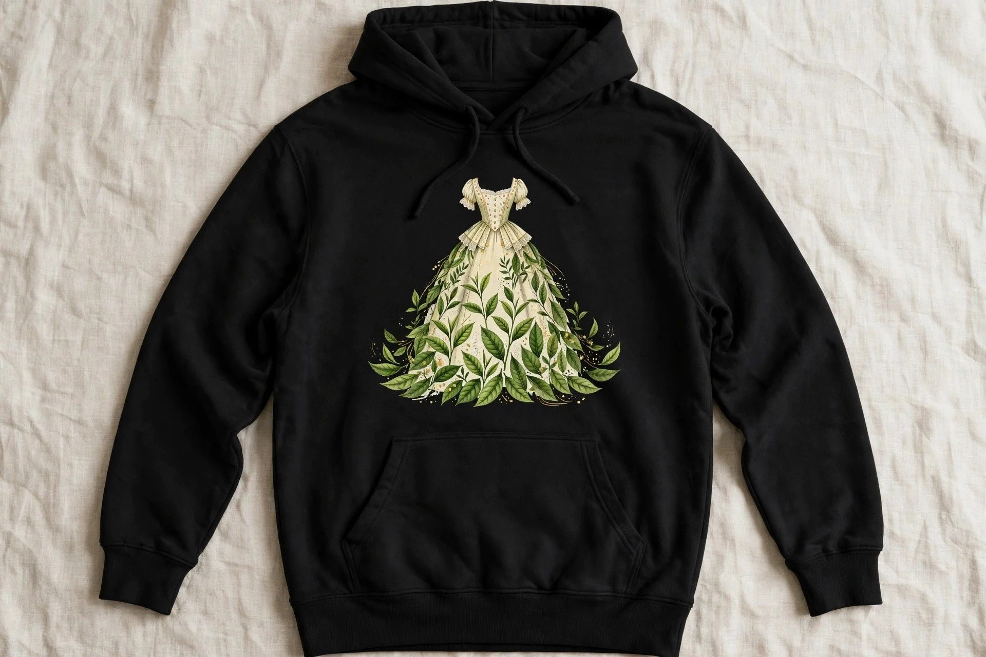 Tea Leaf Gown Hoodie