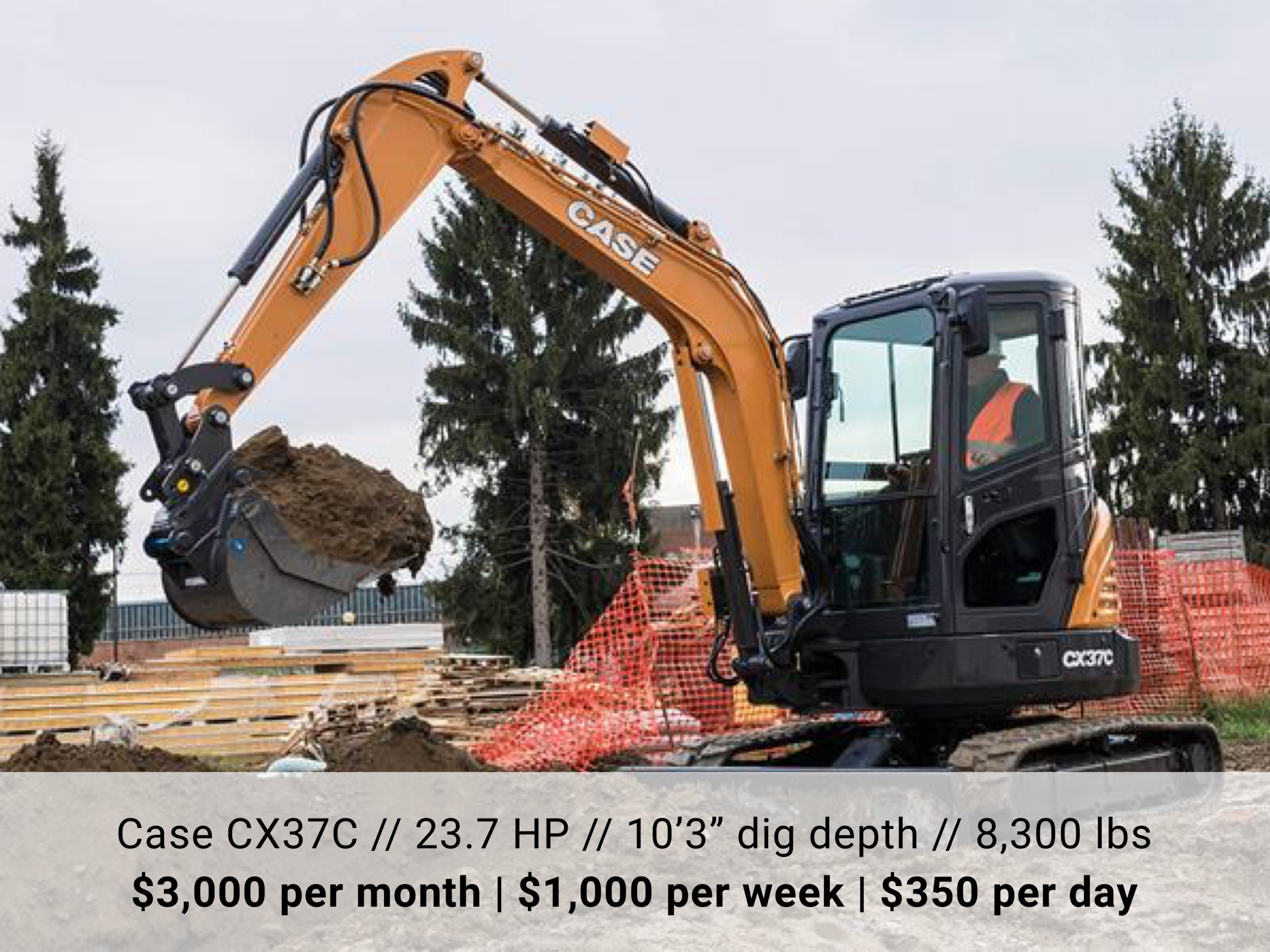 Mini excavator CX37C  Mini excavator CX37C.png