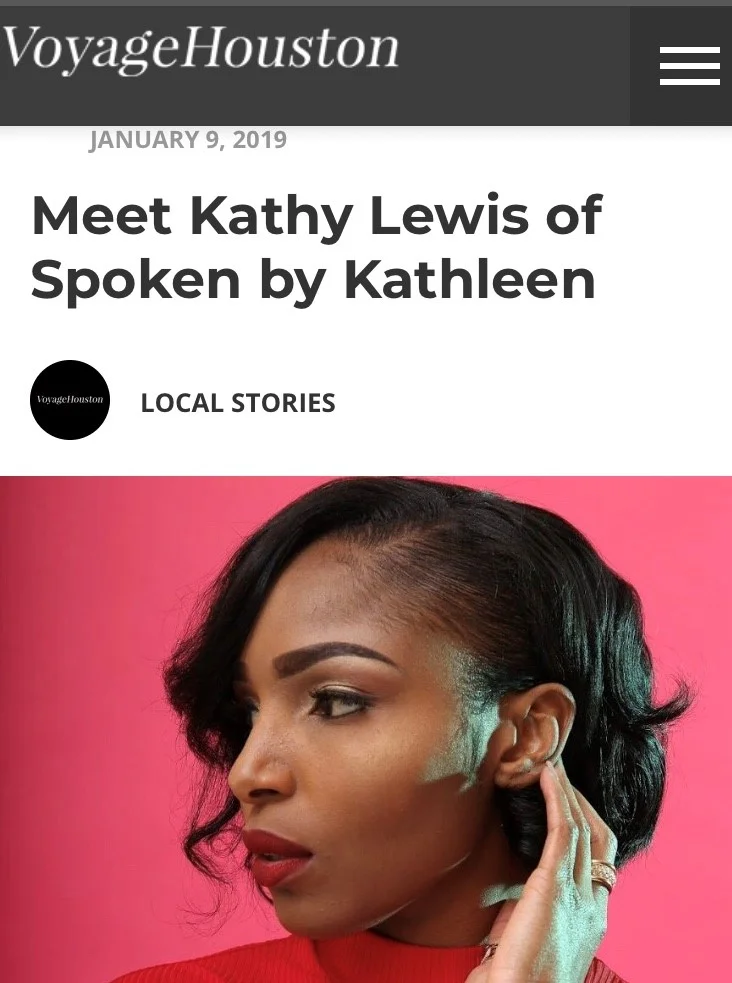 EDITORIAL FEATURE  : VOYAGE HOUSTON MAGAZINE