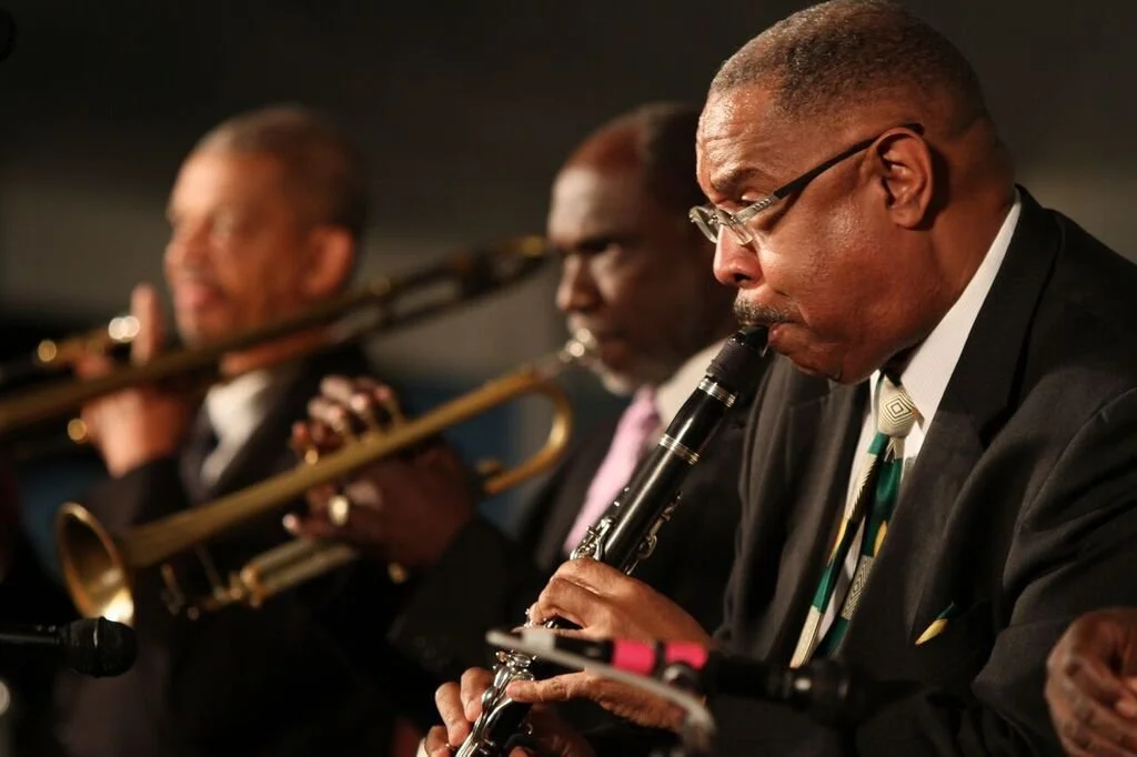 Dr. Michael White at St. Charles Avenue Baptist Church New Orleans Jazz Worship Service Mardi Gras