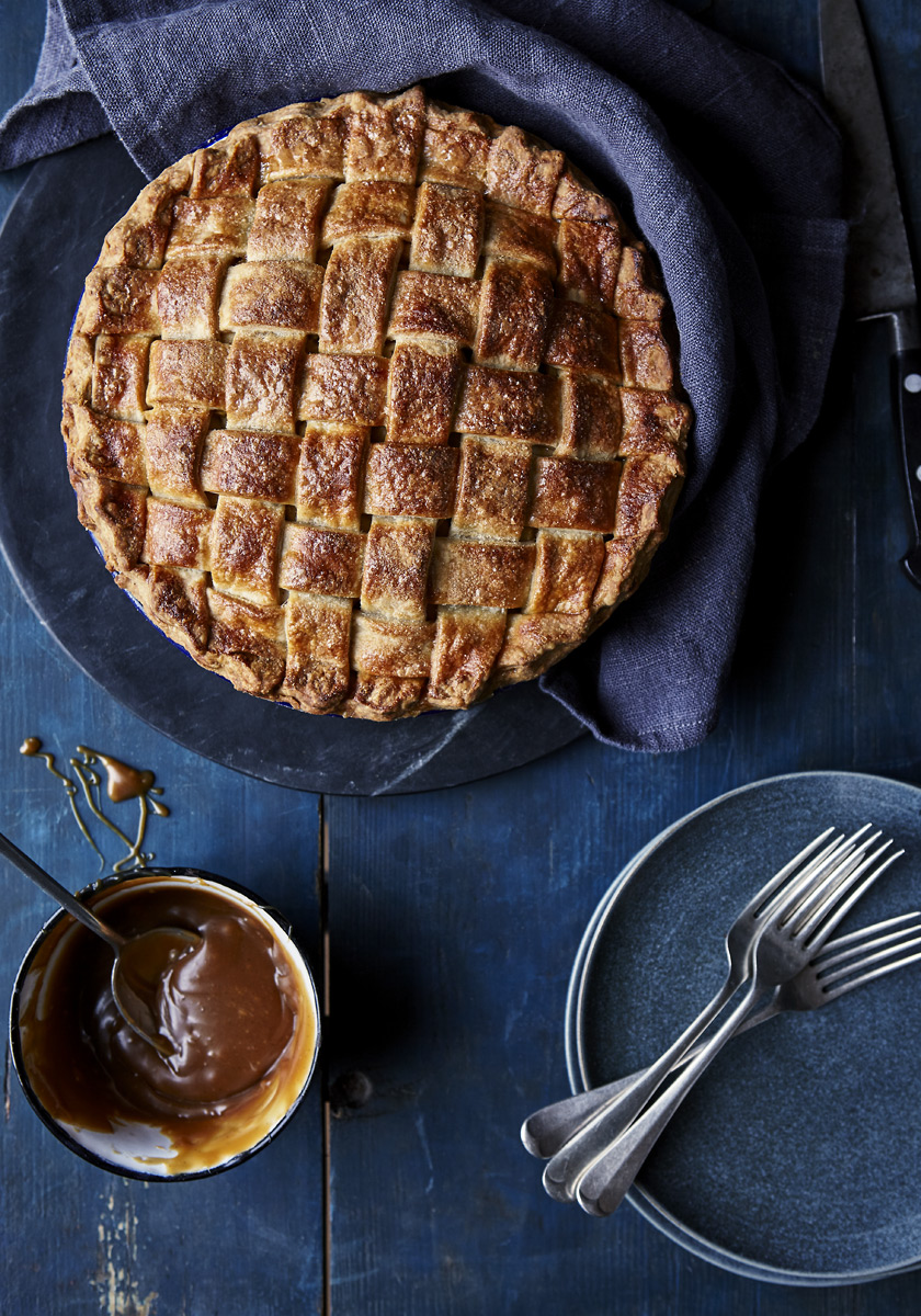 Apple and Salted Caramel Pie