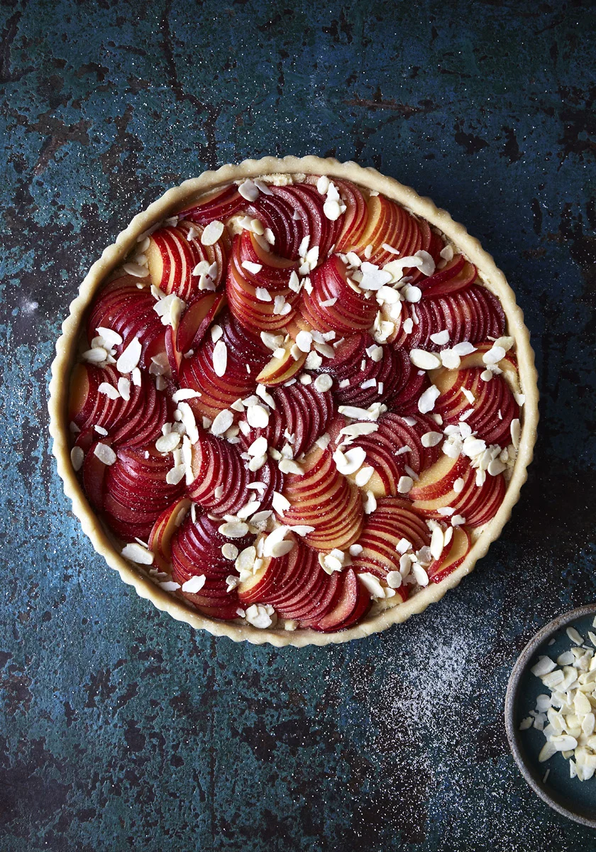 Plum and Almond Tart