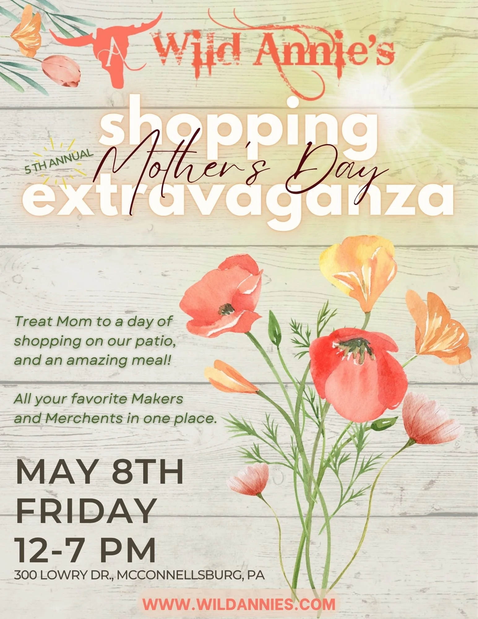 5th Annual Mother's Day Shopping Extravaganza