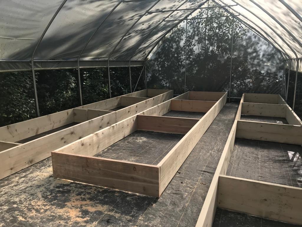 Raised garden beds