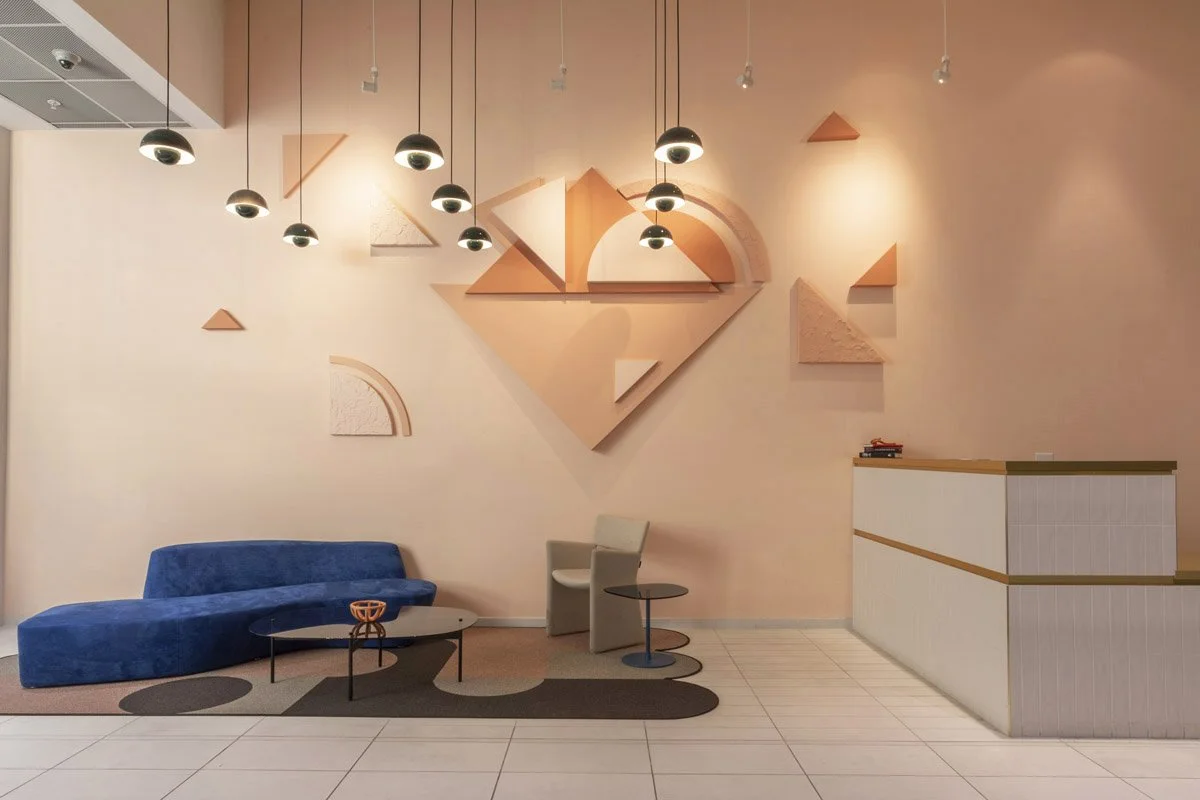  Interior art package for  The Link  residences in downtown Phoenix, AZ. My work included concept, design, and fabrication of the lobby wall sculpture, and creation of a series of prints for multiple floor levels. In coordination with art consultant 