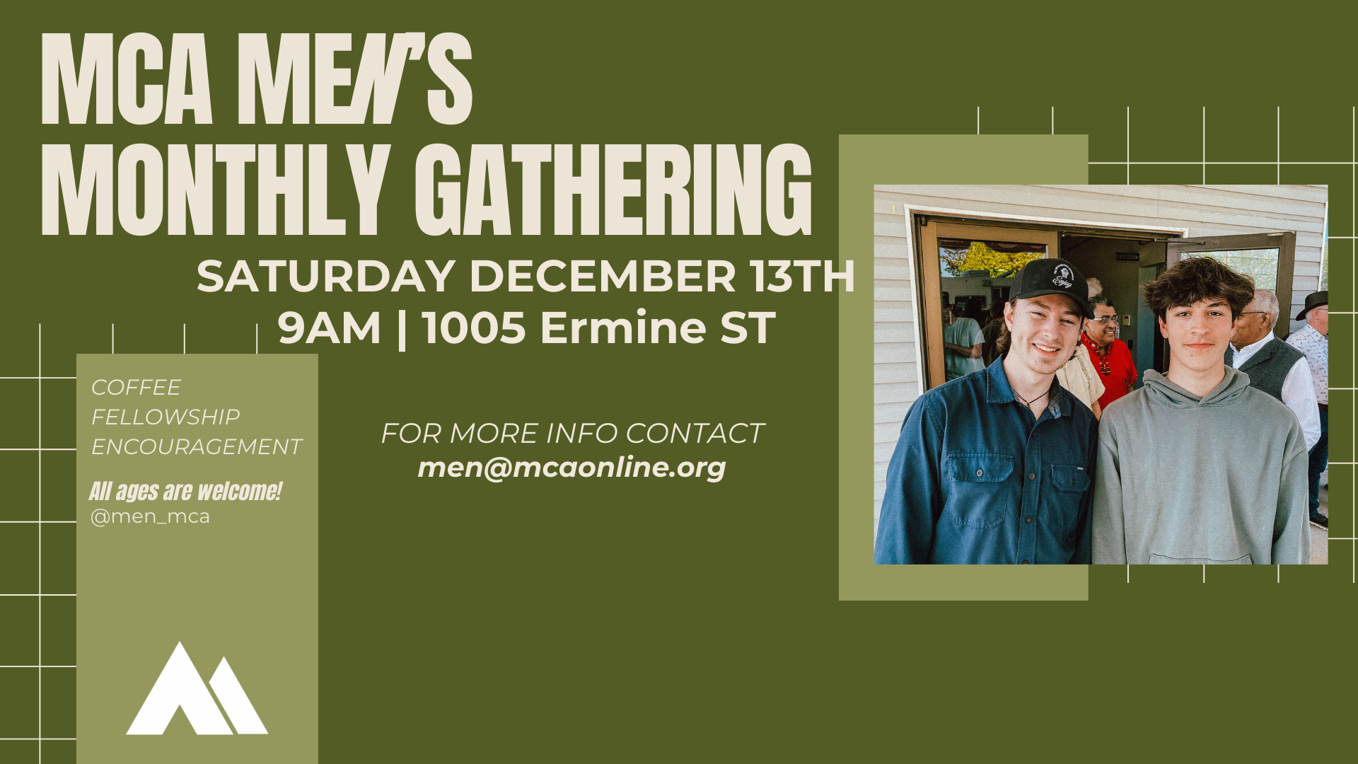 MEN’S MINISTRY MONTHLY GATHERING