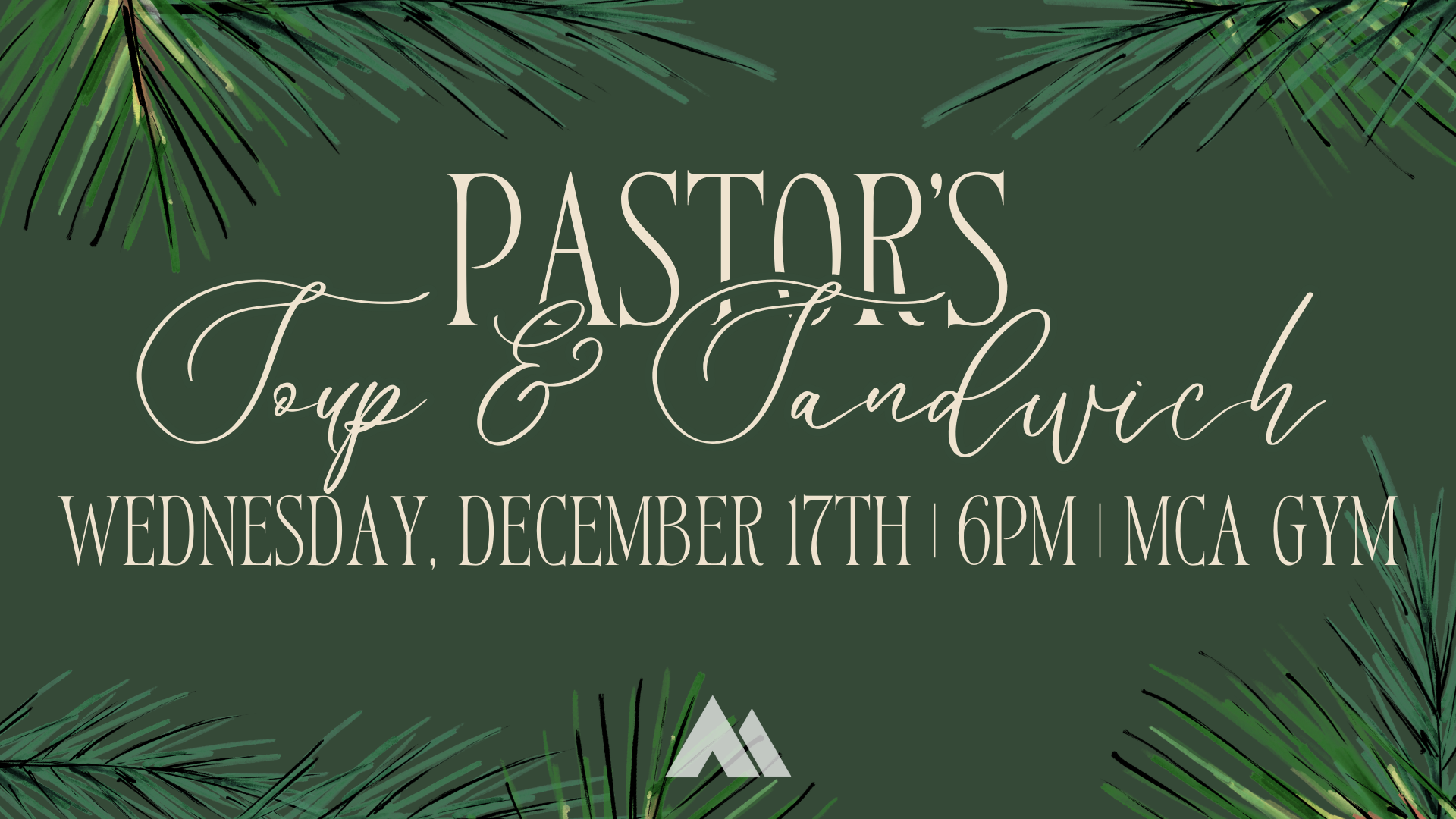 PASTOR’S SOUP &amp; SANDWICH