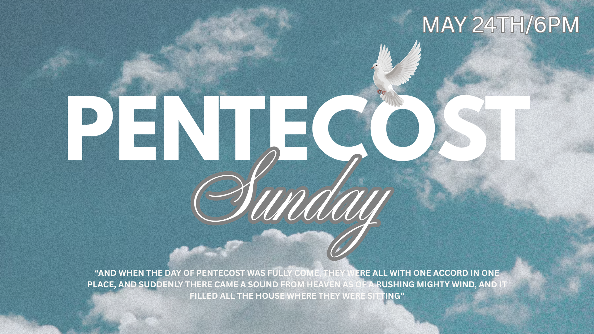 PENTECOST SUNDAY  