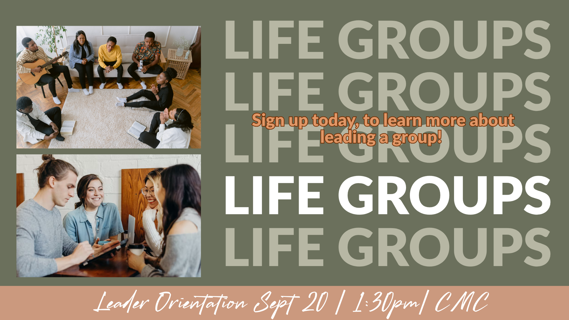 LIFE GROUP ORIENTATION 