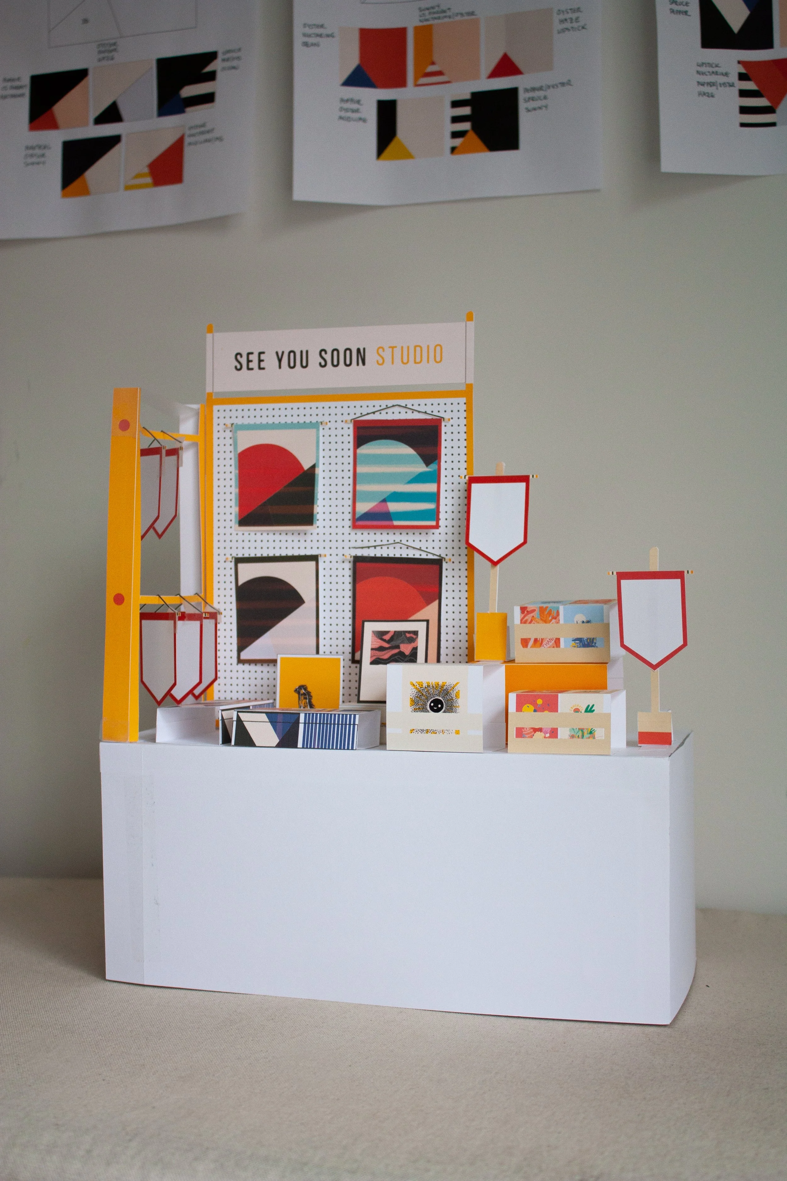 Craft Market Paper Model