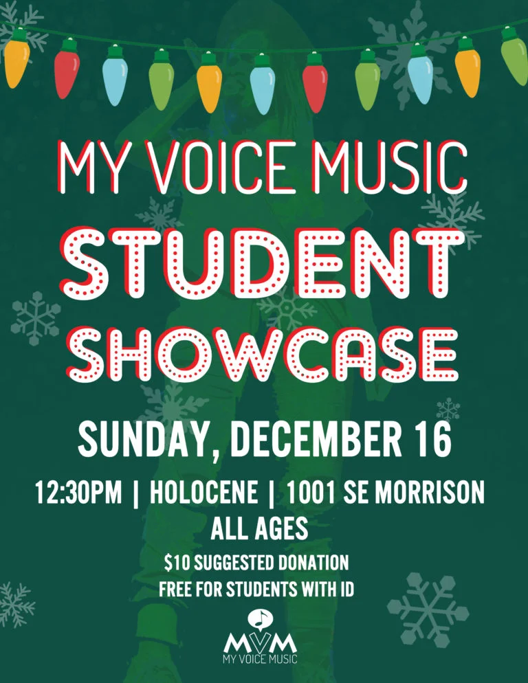 MVM HOLIDAY STUDENT SHOWCASE AT HOLOCENE – DEC 16, 2018