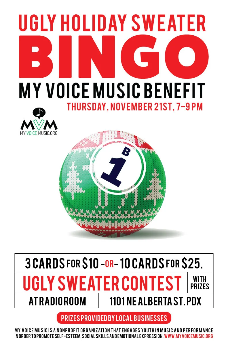 BINGO TOMORROW + STUDENT SHOWCASE 12/15!