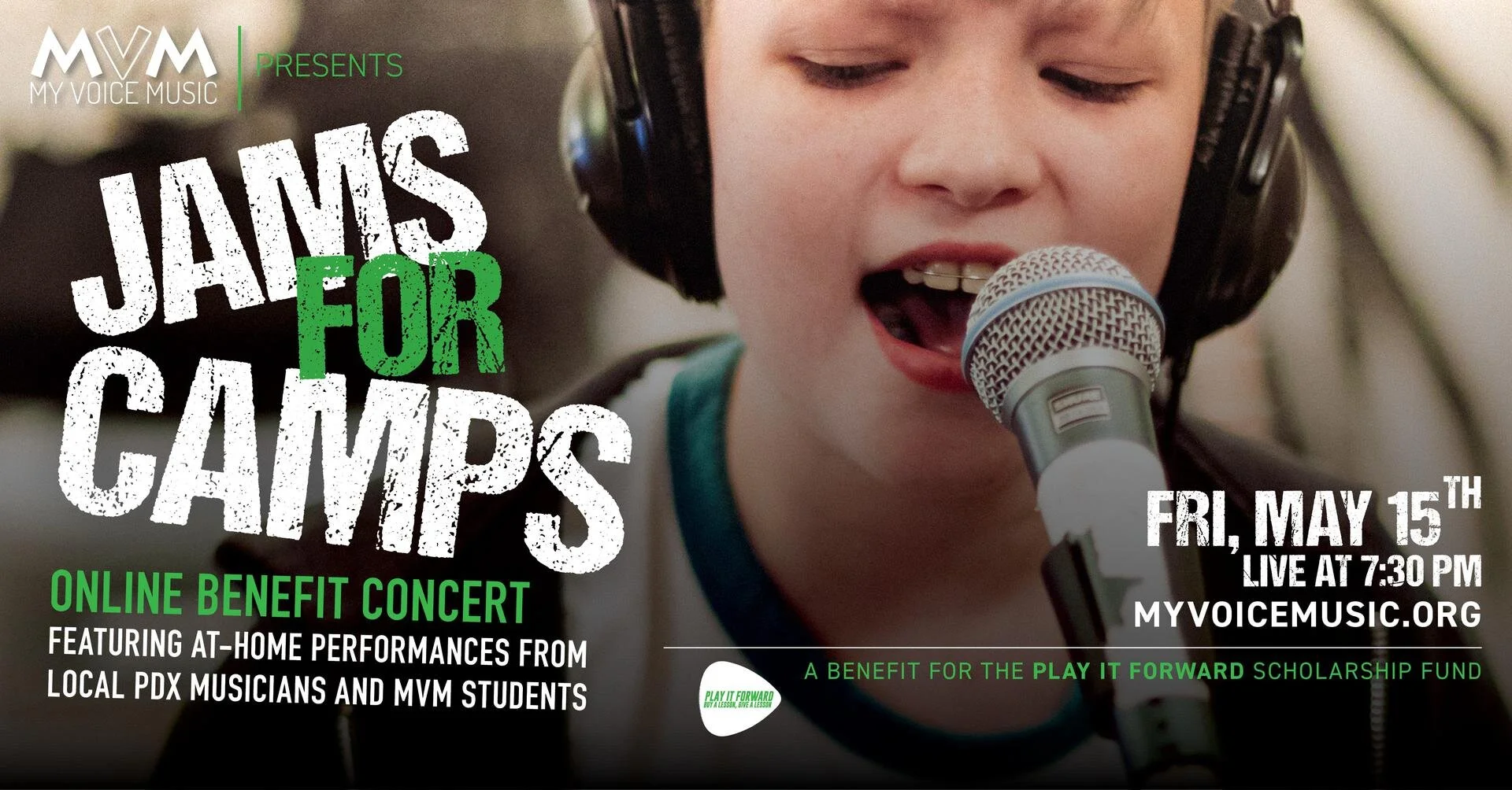 JAMS FOR CAMPS: ONLINE BENEFIT CONCERT - 1 WEEK AWAY!