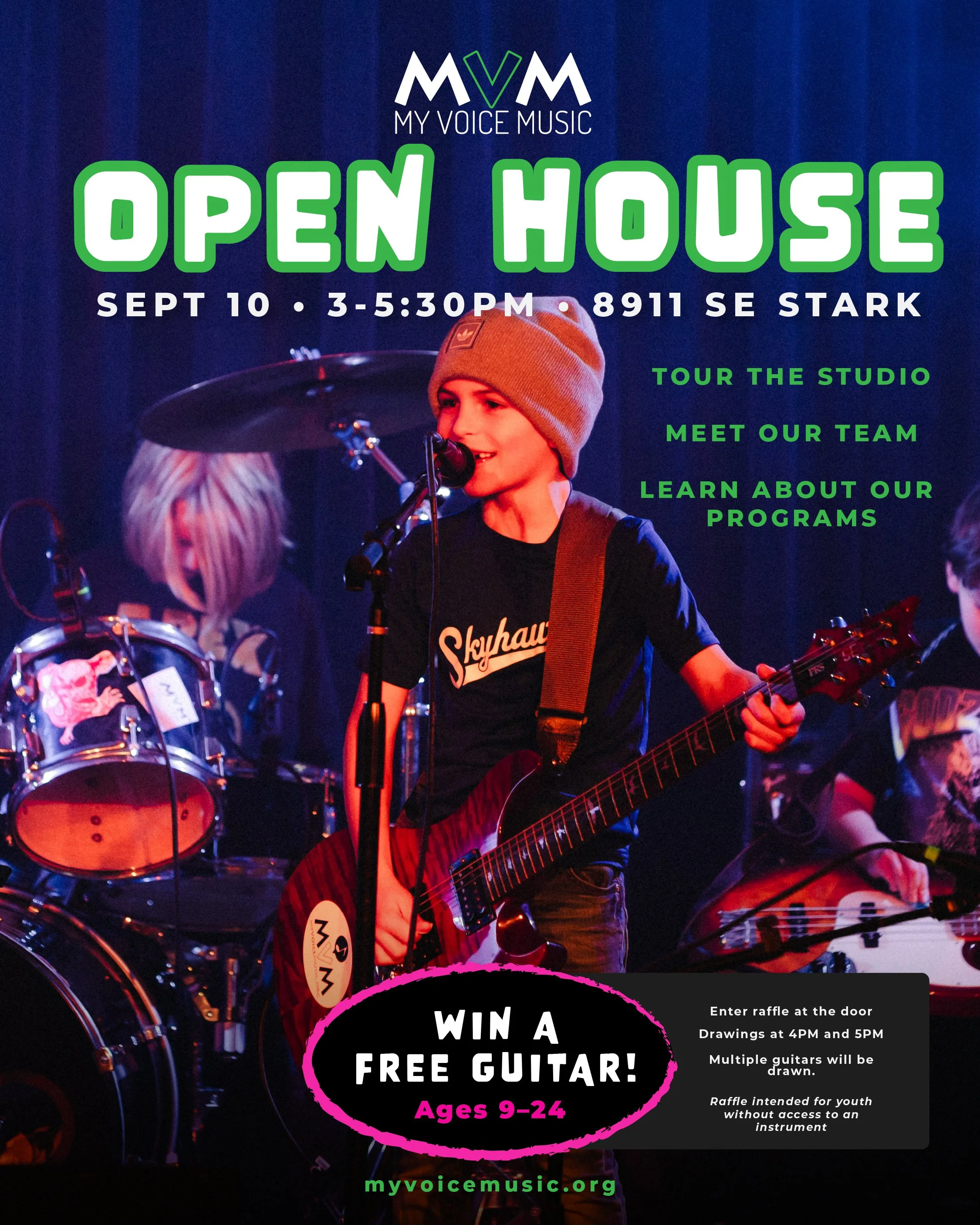 Fall Open House &amp; Free Guitar Raffle