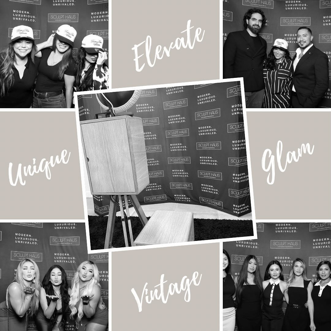Elevate your event with a Glam Experience ✨ Our photo booths bring style and sophistication to any occasion, creating unforgettable memories for you and your guests! From weddings to corporate galas, our sleek, modern design blends seamlessly with an